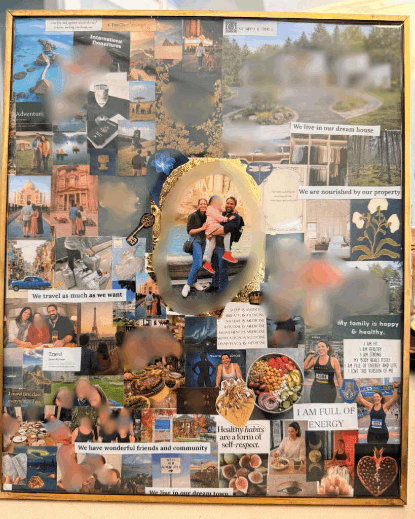 My home vision board, read on to learn more…