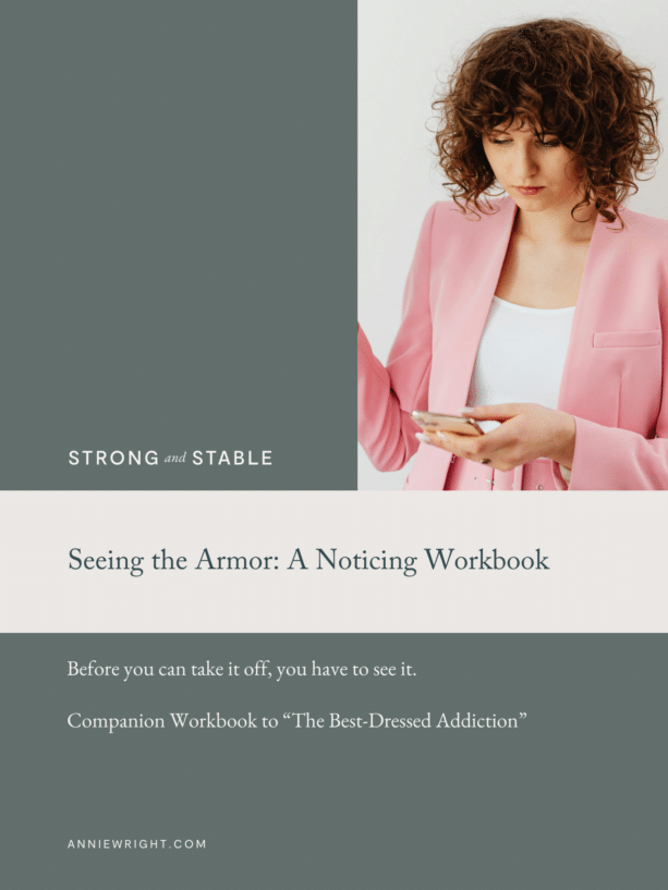 This Week's Workbook: Seeing the Armor of Workaholism