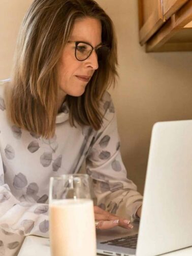 Driven woman awake at 3:30 AM with multiple internal voices representing IFS parts