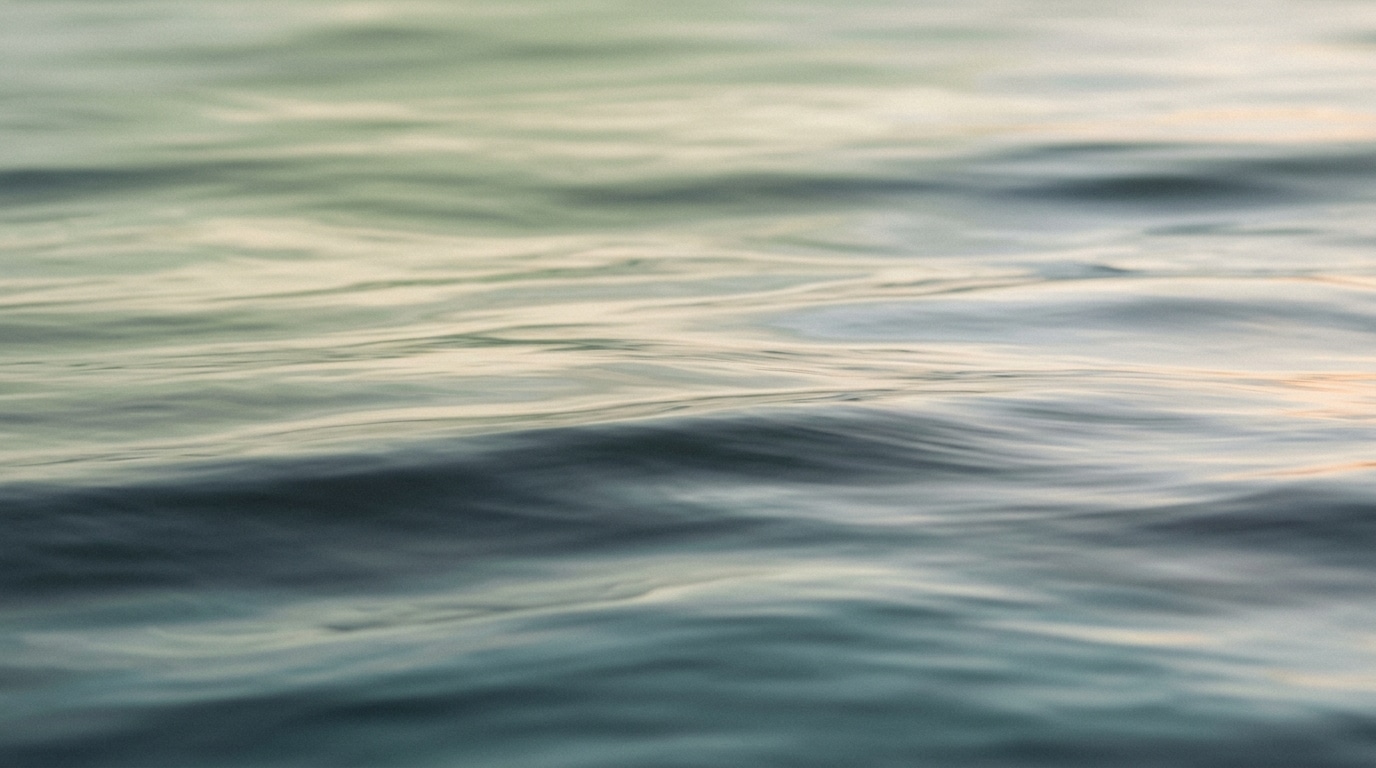 51 abstract water surface longexposure at golden h