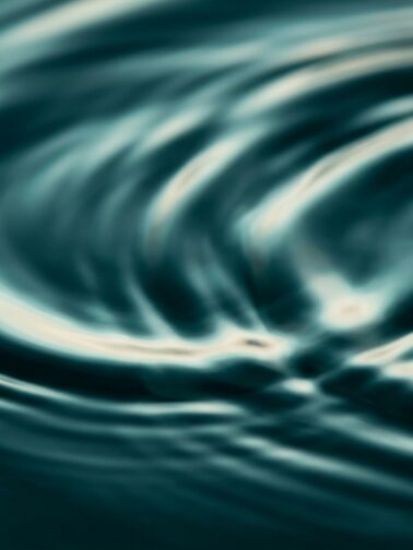 Macro water ripple extreme closeup