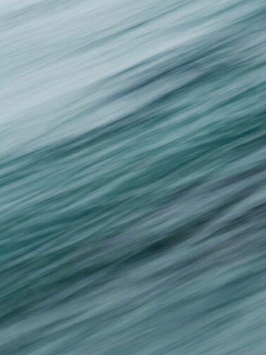 Moving water surface long exposure