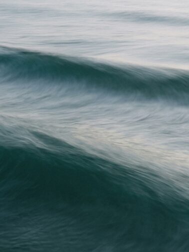 Moving water surface long exposure