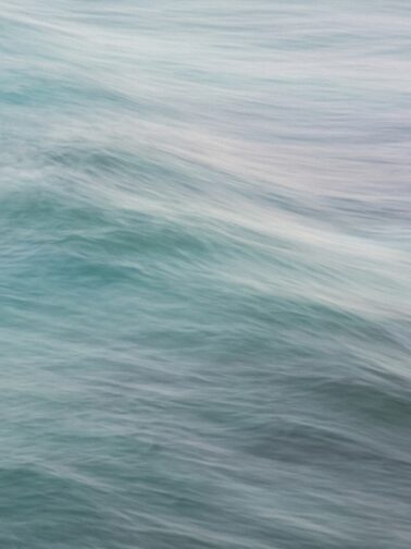 Moving water surface long exposure