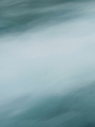 Moving water surface long exposure