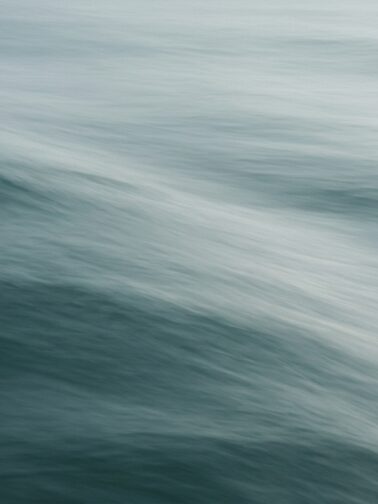 Moving water surface long exposure