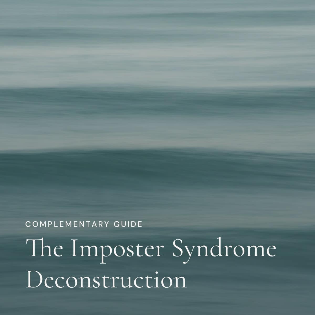 The Imposter Syndrome Deconstruction