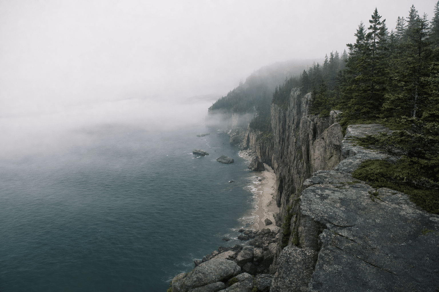 Calm morning shoreline — the life you're building because you actually want it